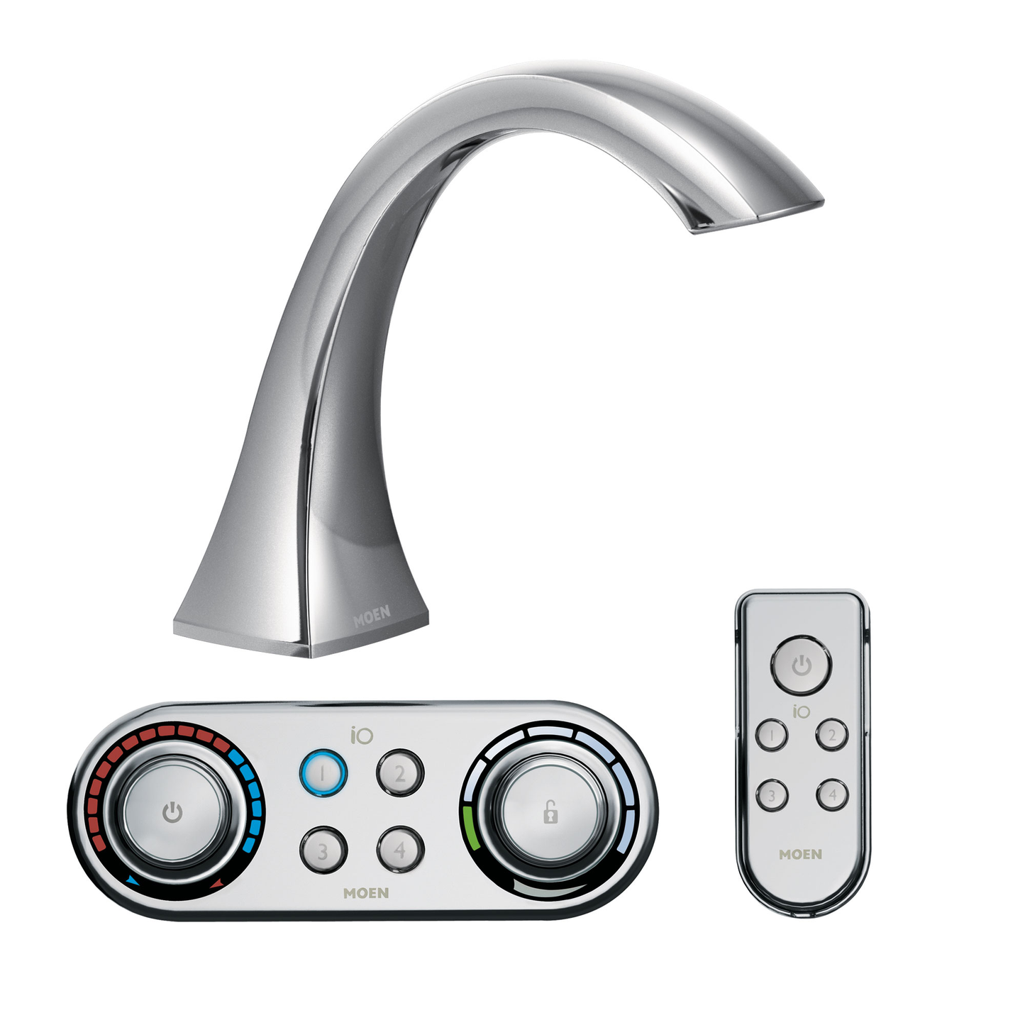 Voss Chrome high arc roman tub faucet