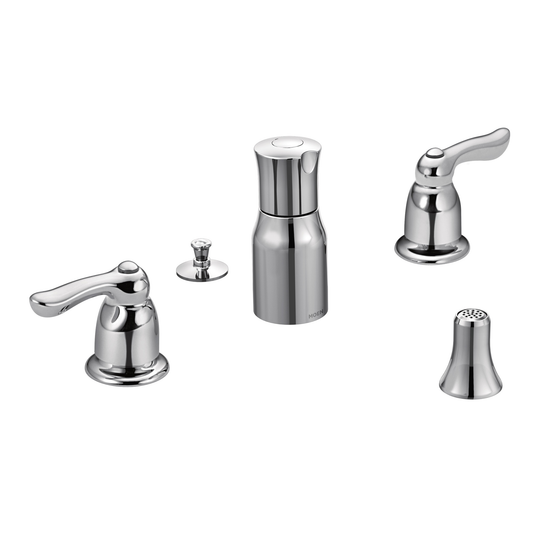 Chateau Chrome Two-Handle Bidet Faucet