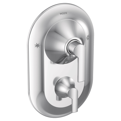 Doux Chrome Posi-Temp(R) with diverter valve trim