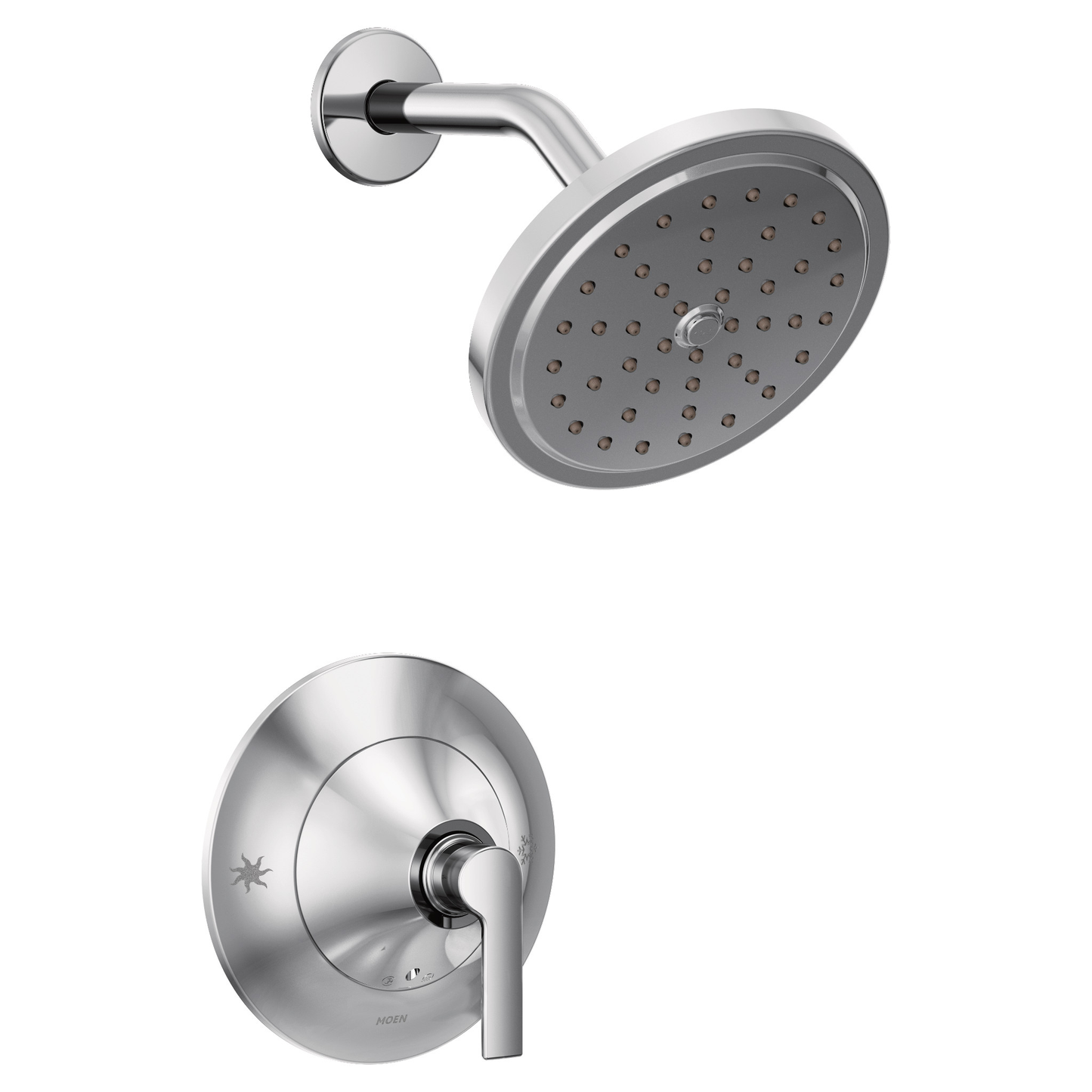 Doux Chrome Posi-Temp(R) Eco-Performance Shower