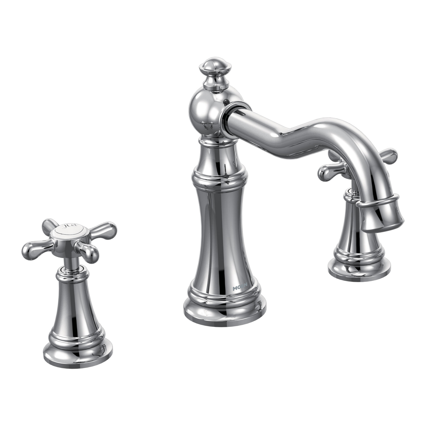 Weymouth Chrome Two-Handle High Arc Roman Tub Faucet