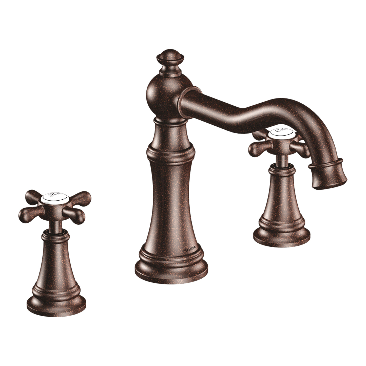 Weymouth Chrome Two-Handle High Arc Roman Tub Faucet