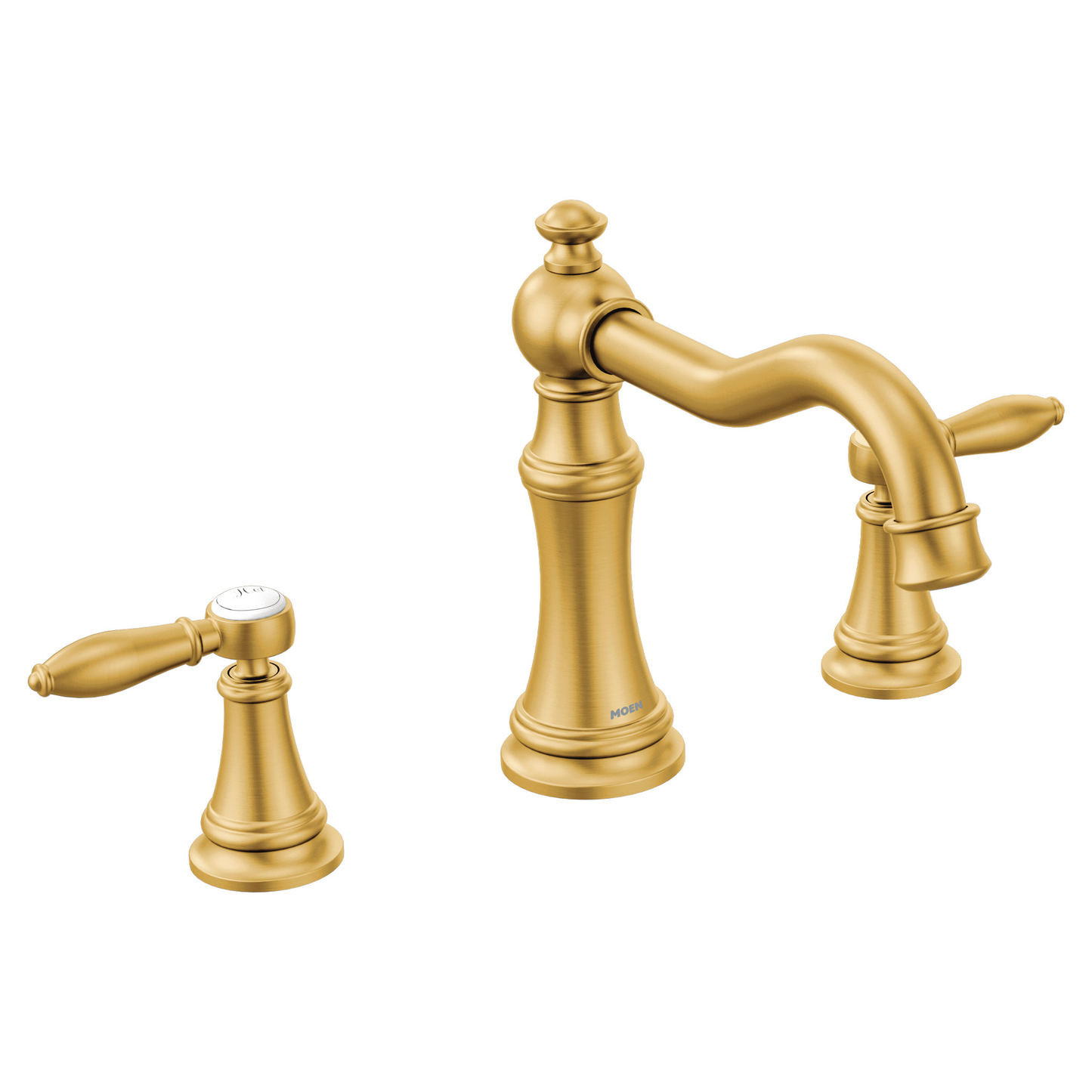 Weymouth Chrome Two-Handle High Arc Roman Tub Faucet