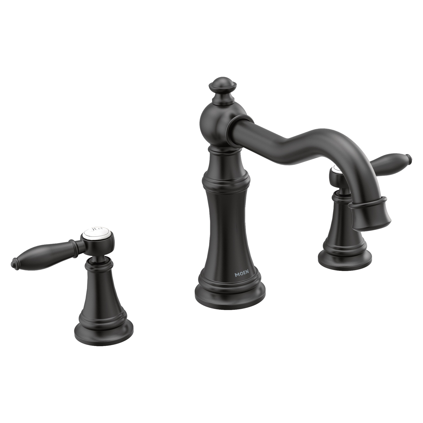 Weymouth Chrome Two-Handle High Arc Roman Tub Faucet