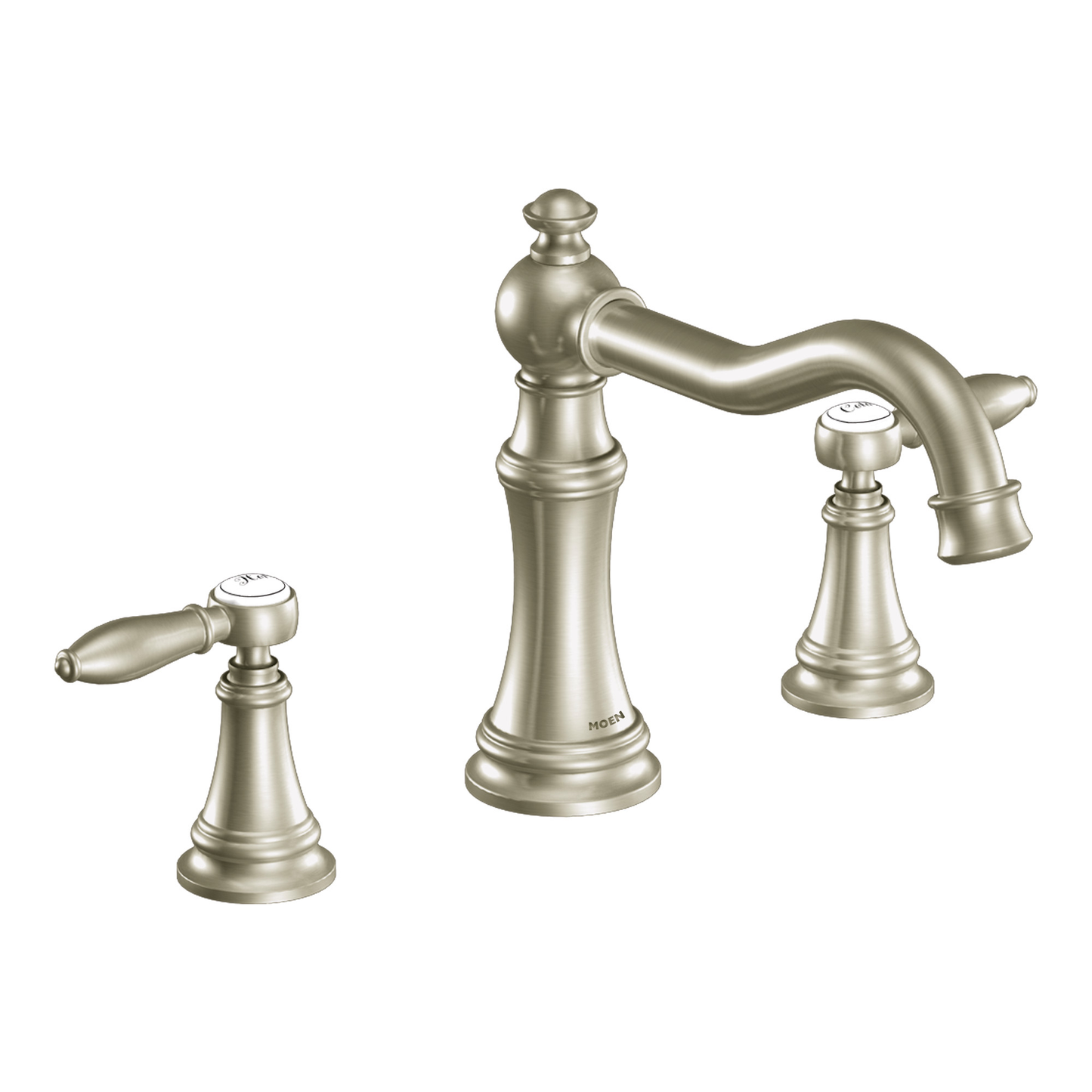 Weymouth Chrome Two-Handle High Arc Roman Tub Faucet