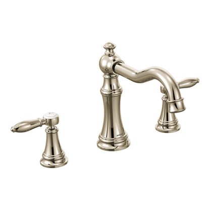 Weymouth Chrome Two-Handle High Arc Roman Tub Faucet