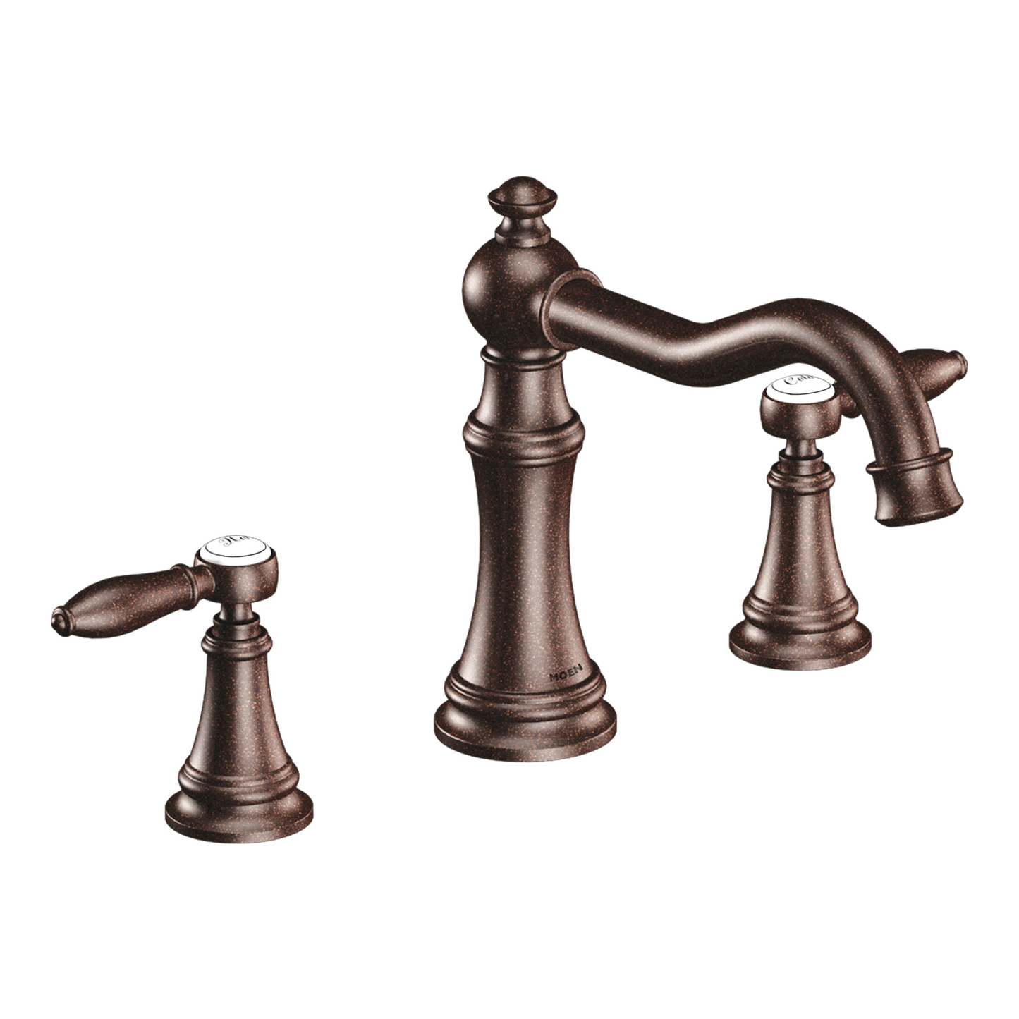 Weymouth Chrome Two-Handle High Arc Roman Tub Faucet