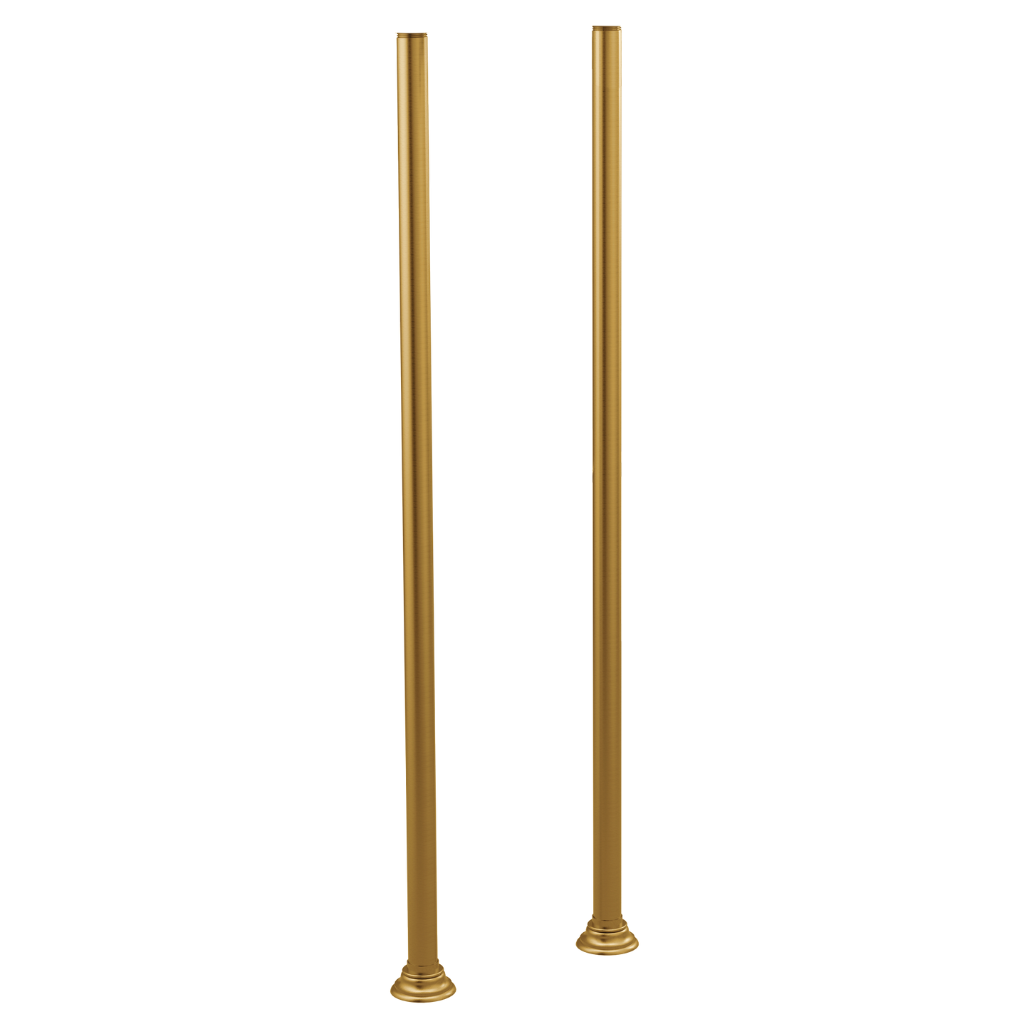 Weymouth Brushed gold floor mount risers β Moen
