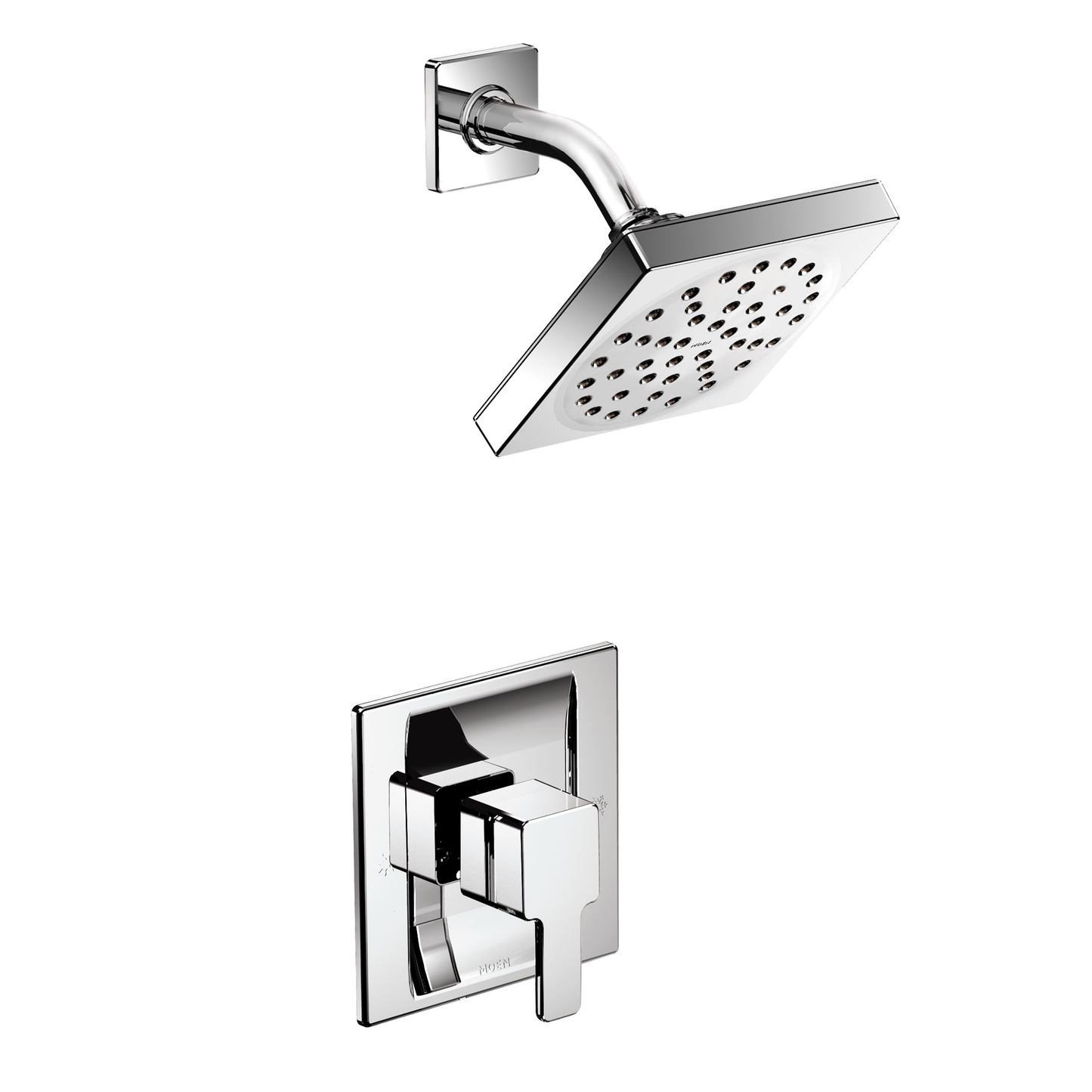 90 Degree Chrome Posi-Temp(R) Eco-Performance Shower