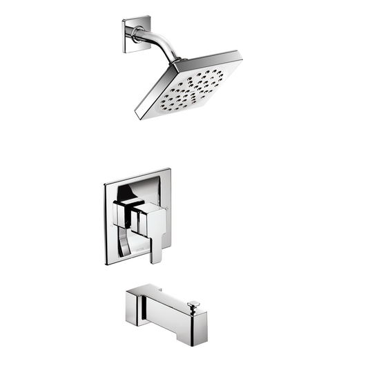 90 Degree Chrome Posi-Temp(R) tub/shower