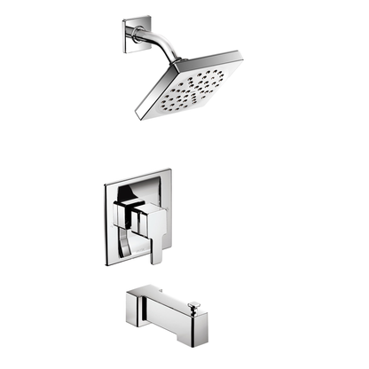 90 Degree Chrome Posi-Temp(R) Tub/Shower