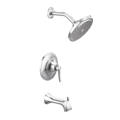 Fina Chrome Posi-Temp(R) tub/shower