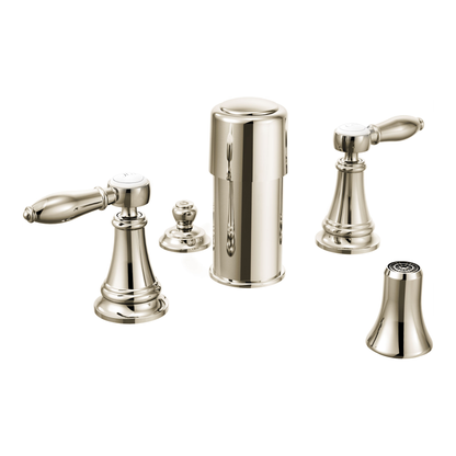 Weymouth Chrome two-handle bidet faucet