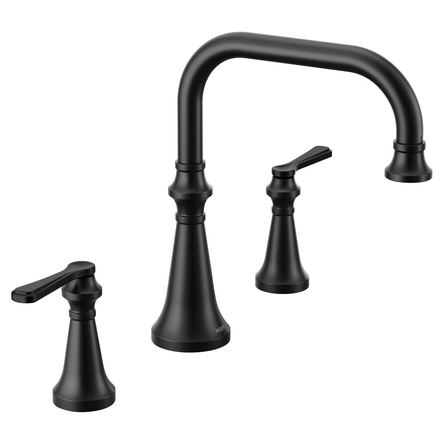 Colinet Chrome two-handle high arc roman tub faucet