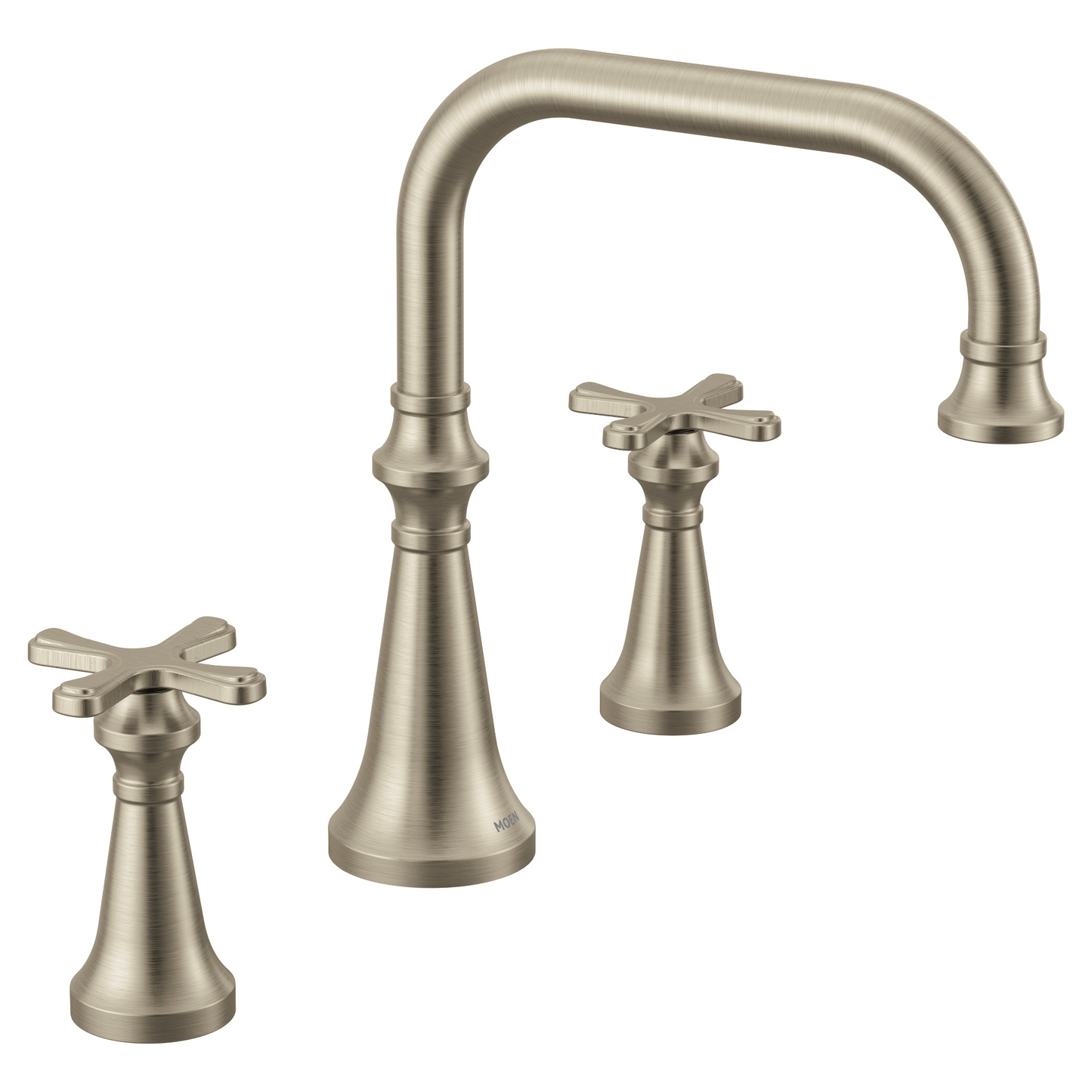 Colinet Chrome two-handle high arc roman tub faucet