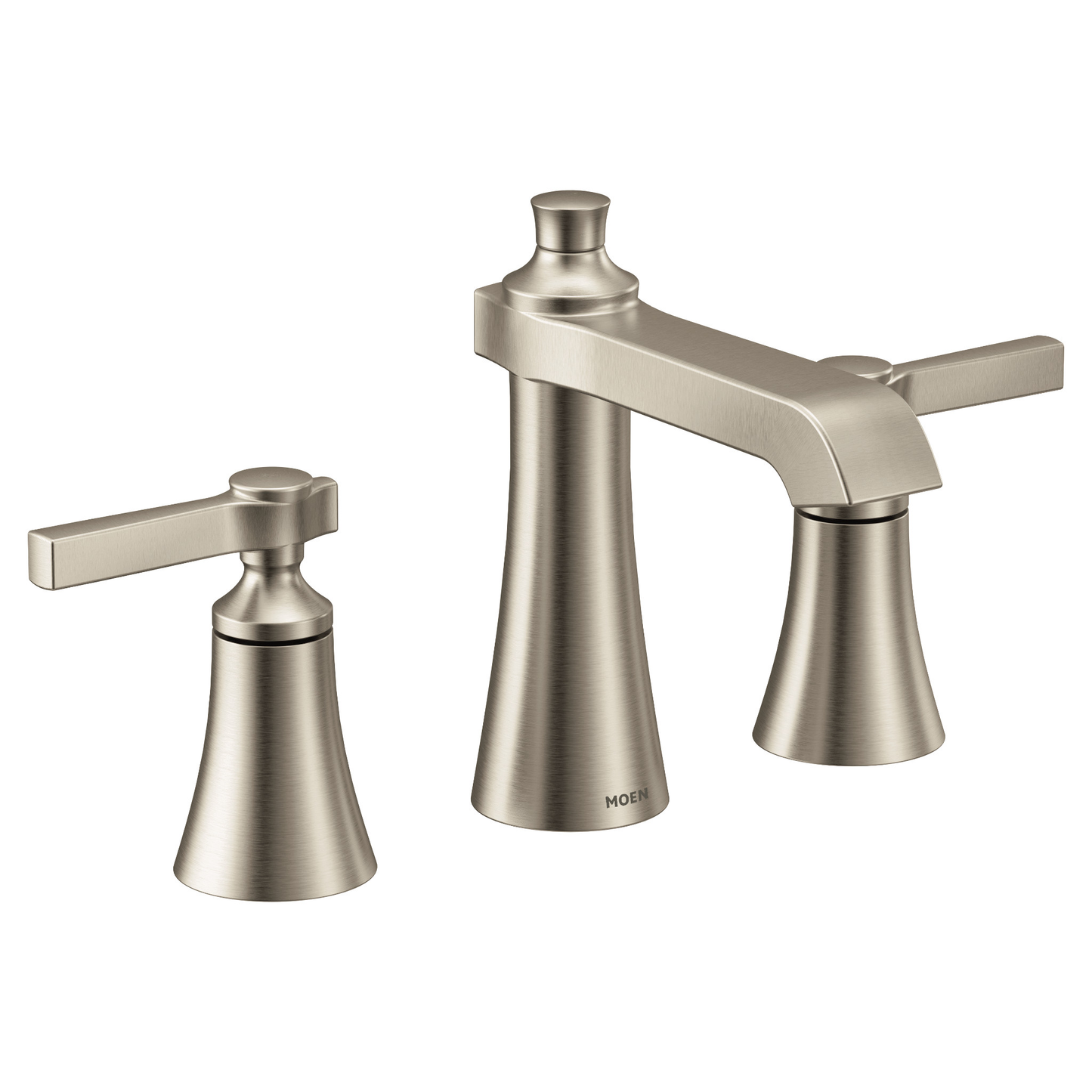 Flara Chrome Two-Handle High Arc Bathroom Faucet