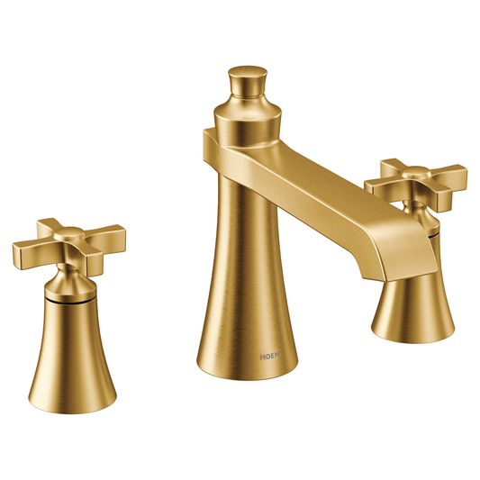 Flara Two-Handle High Arc Roman Tub Faucet