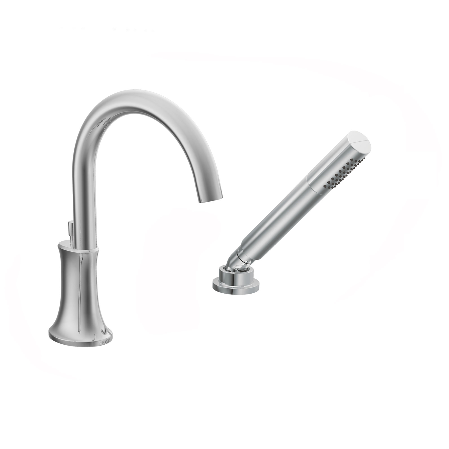Icon Chrome high arc roman tub faucet includes hand shower IoDIGITAL(R) technology