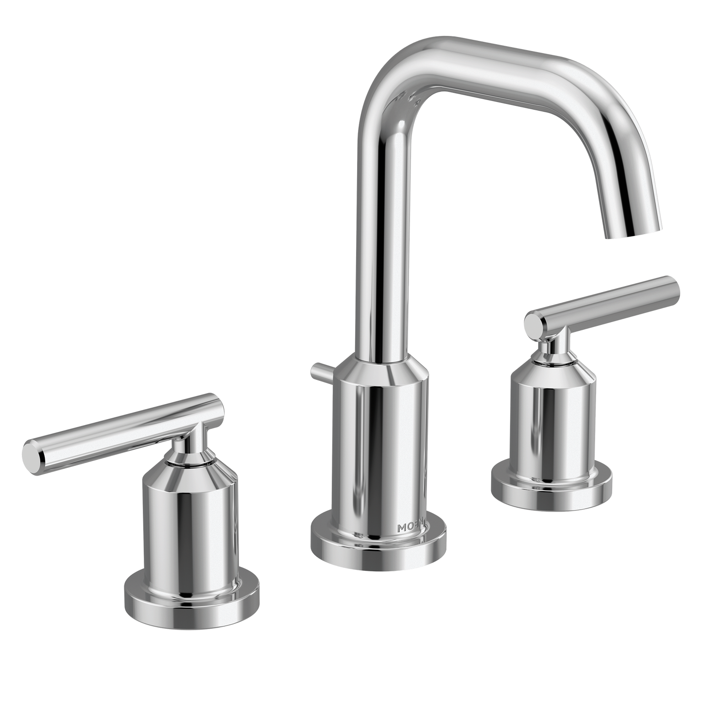 Gibson Chrome two-handle high arc bathroom faucet