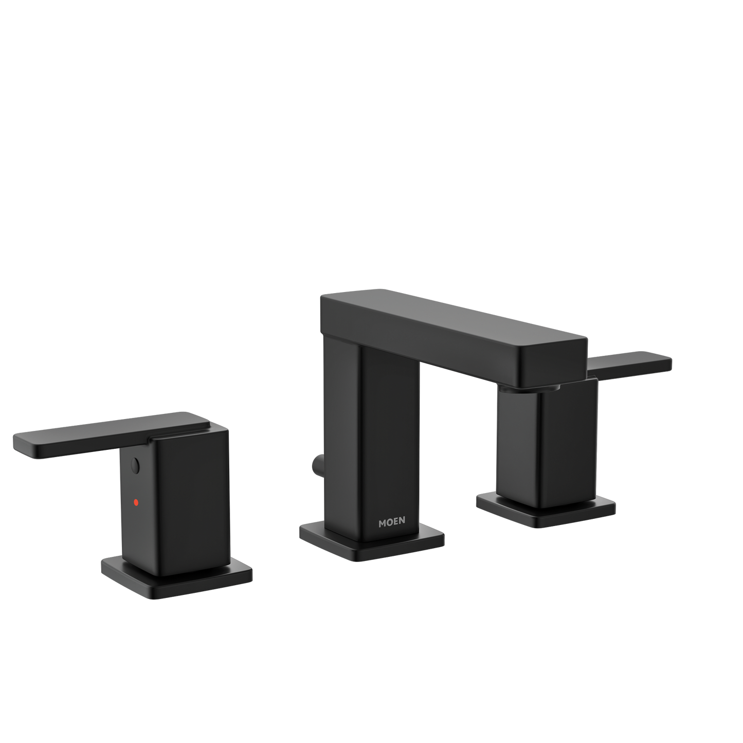 Iver Chrome two-handle high arc bathroom faucet