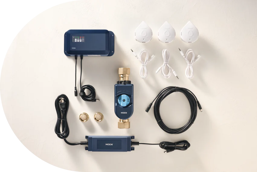 Flo Smart Water Monitor & Shutoff Ultimate Bundle Moen