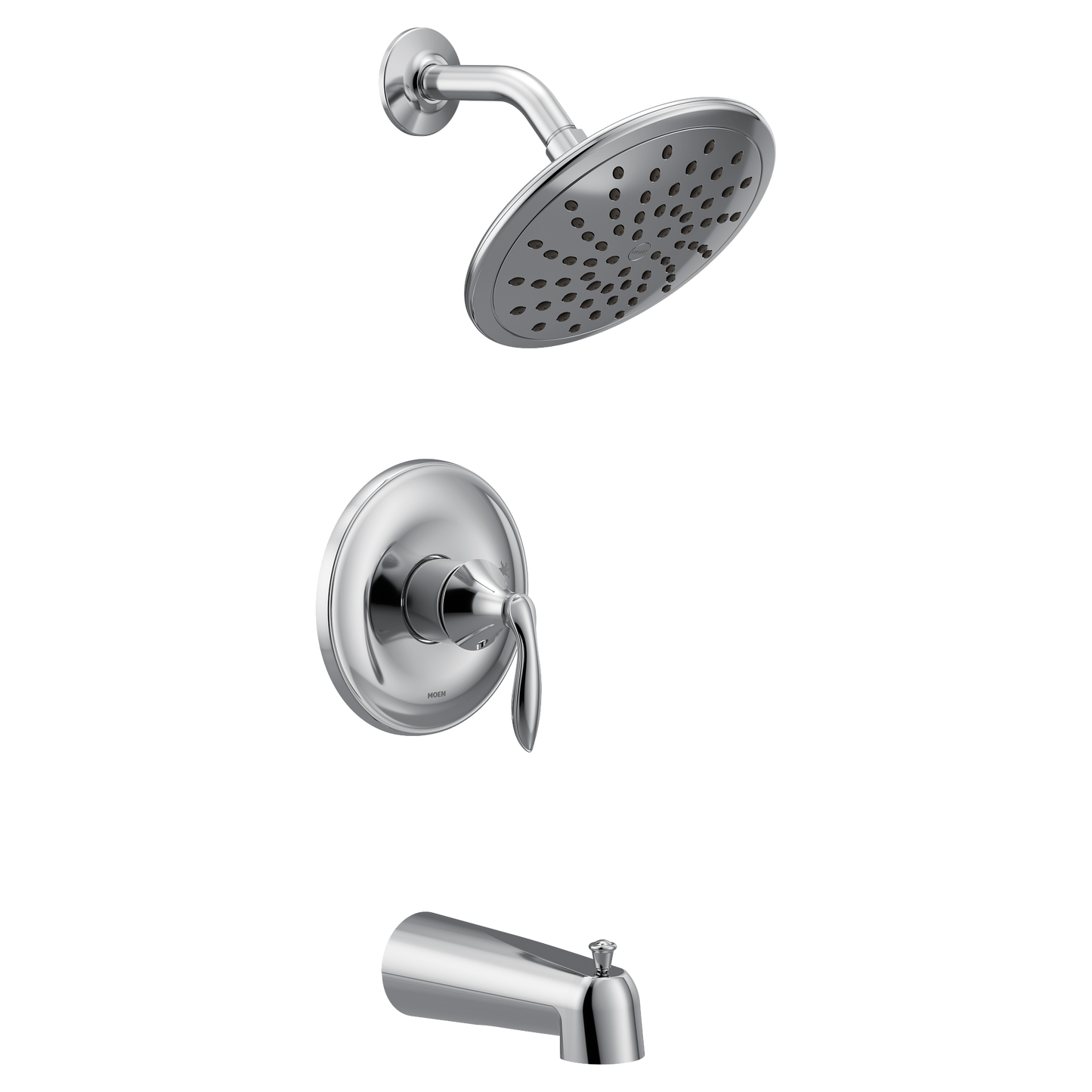 Eva M-CORE 2-Series Tub and Shower Trim with Rainshower