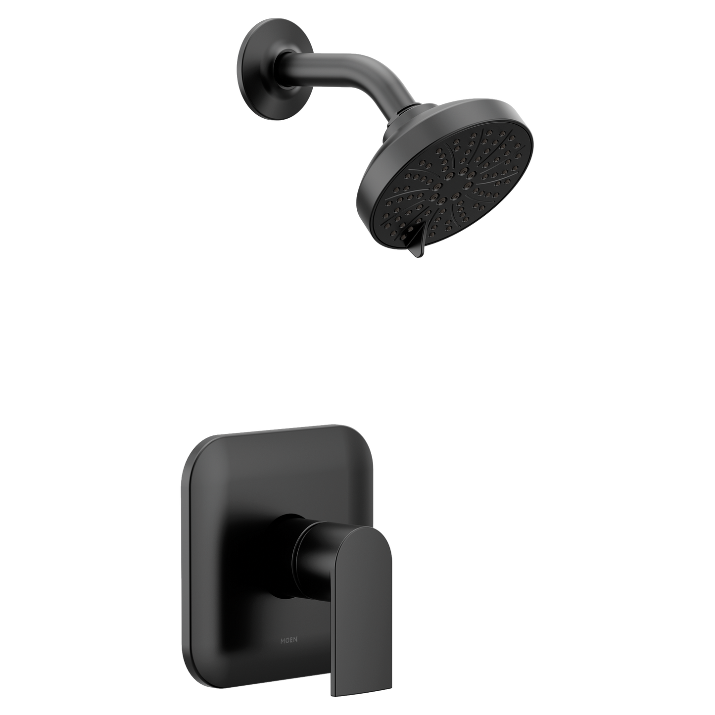 Genta LX Matte Black M-CORE 4 Port Shower Only