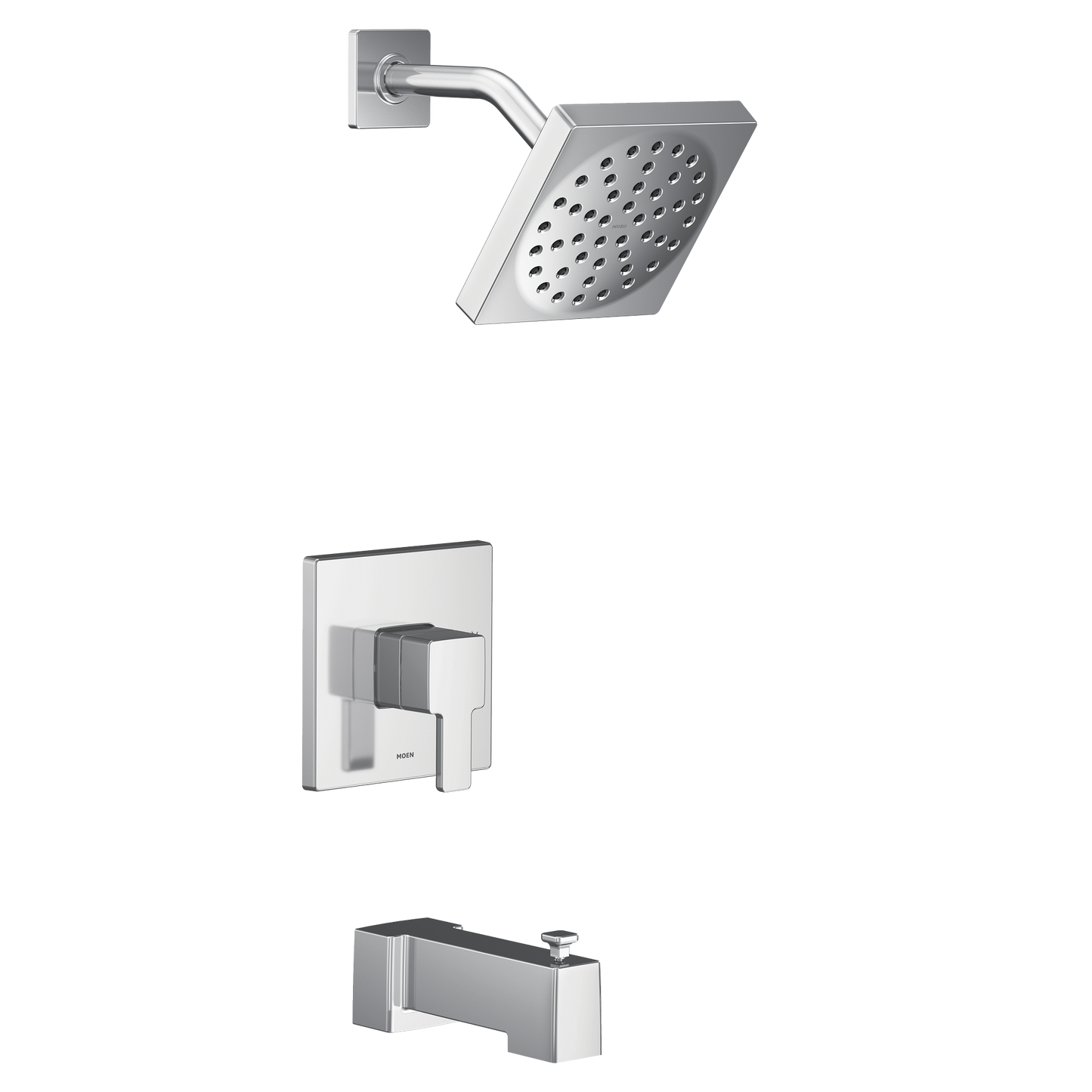 90 Degree Chrome M-CORE 2-Series Tub/Shower