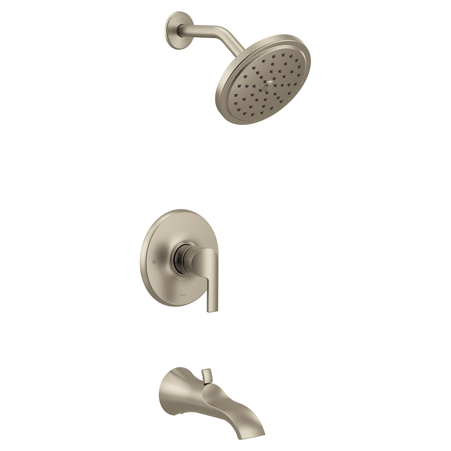 Doux Brushed Nickel M-CORE 3-Series Tub/Shower