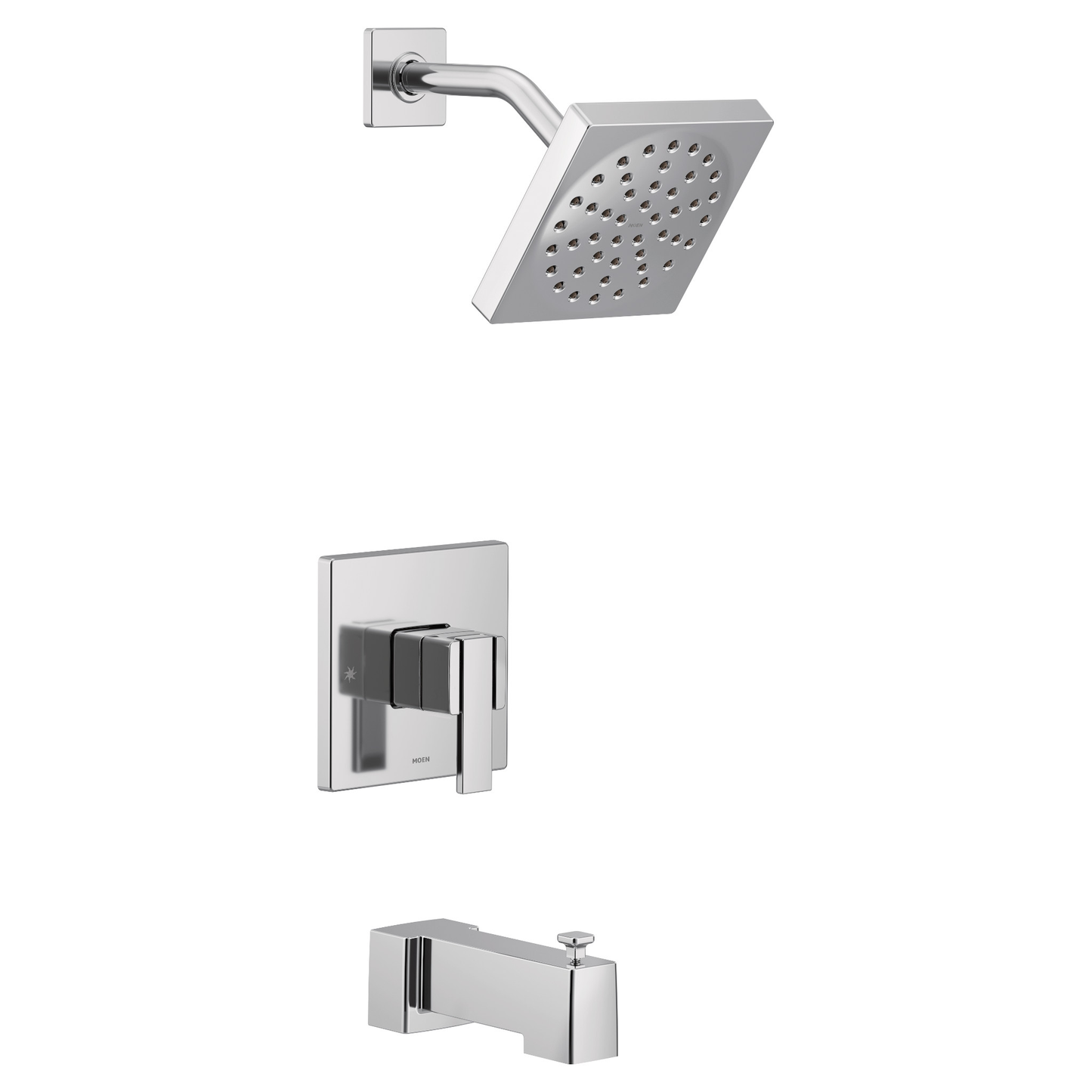 90 Degree Chrome M-CORE 3-Series Tub/Shower