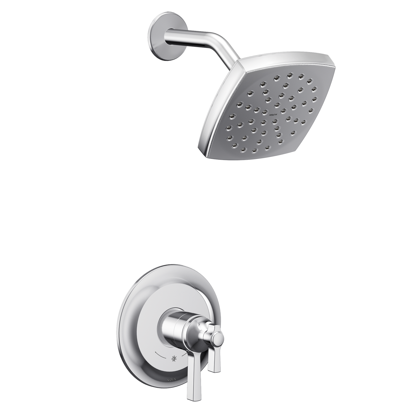 Flara Brushed nickel M-CORE 4-Series shower only