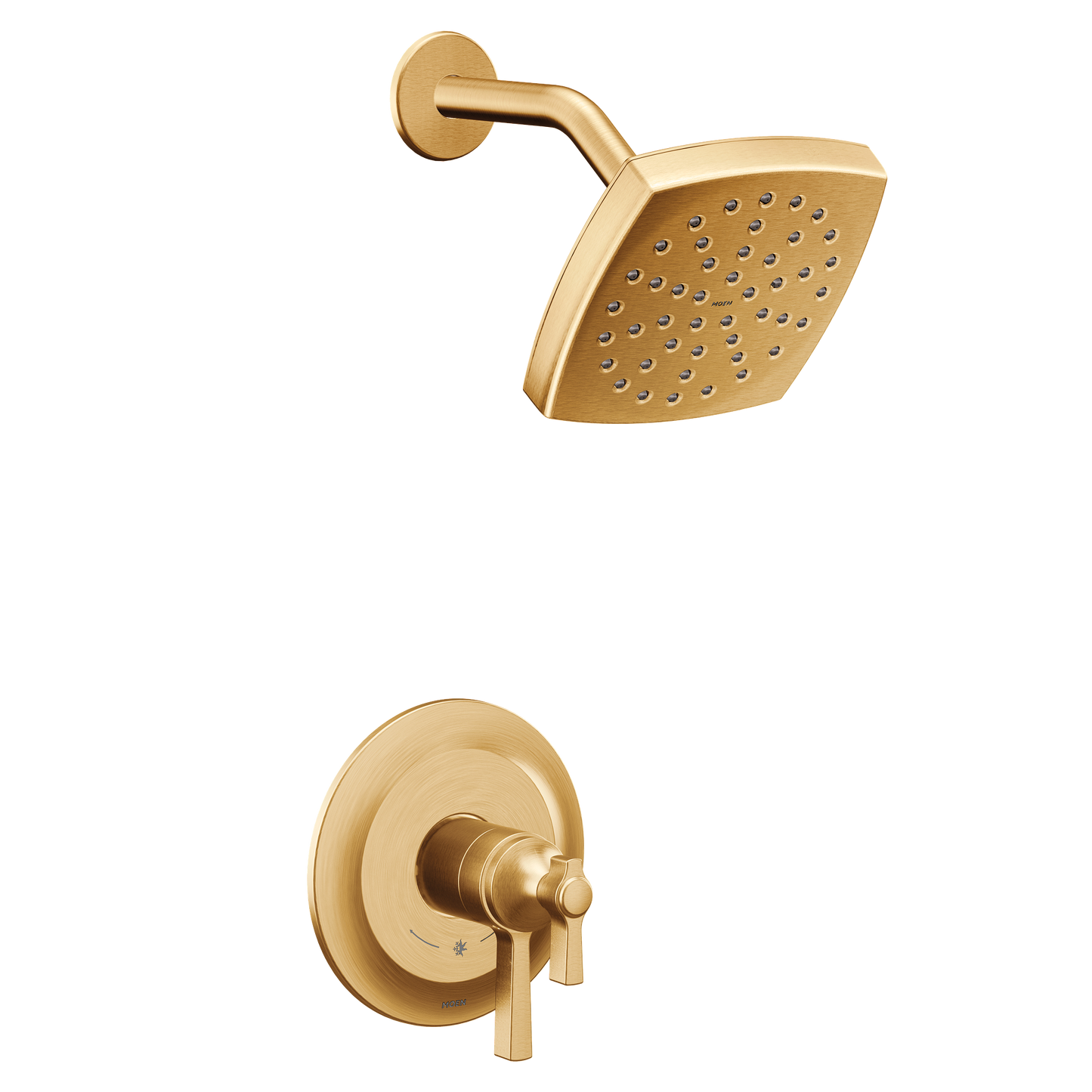 Flara Brushed gold M-CORE 4-Series shower only