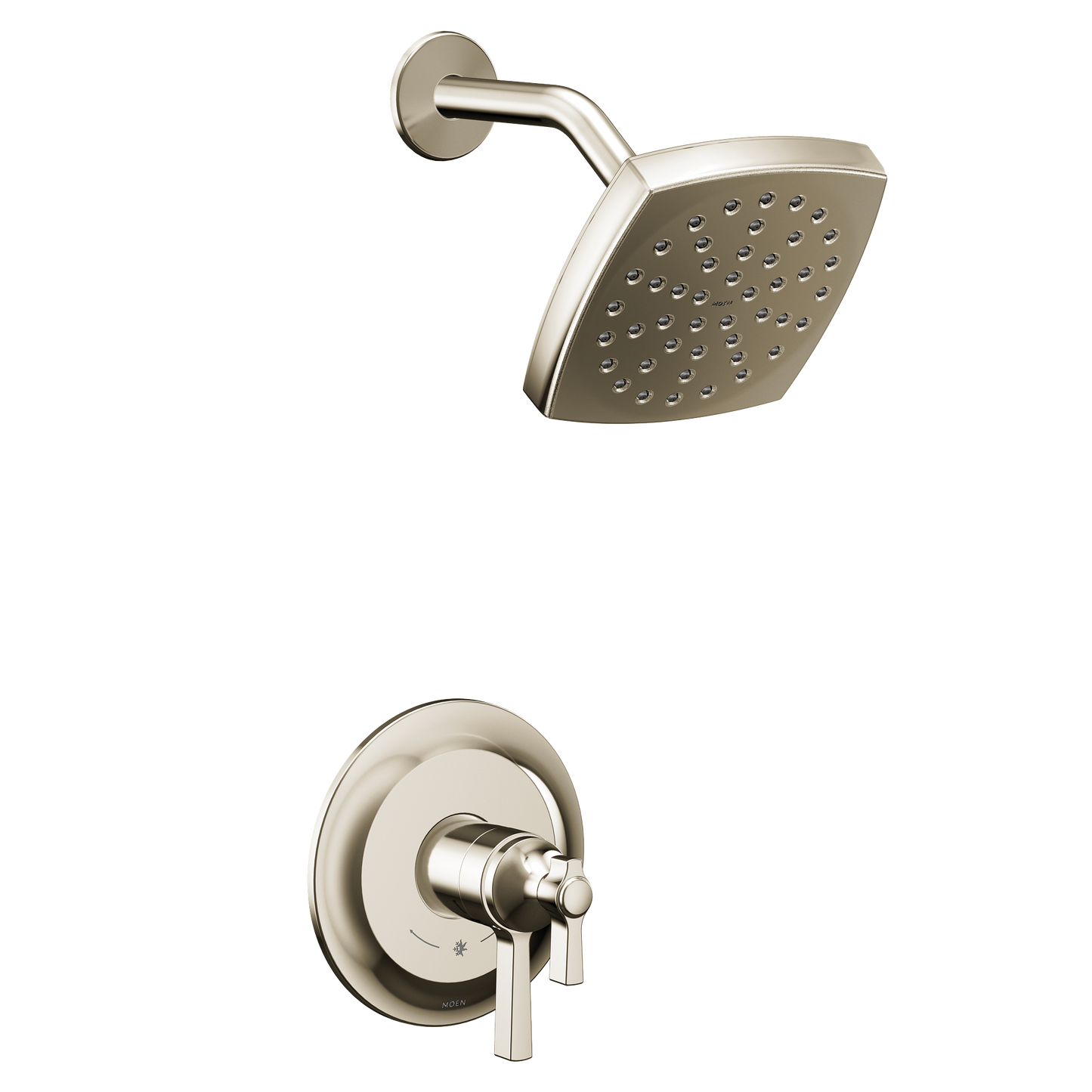 Flara Polished nickel M-CORE 4-Series shower only