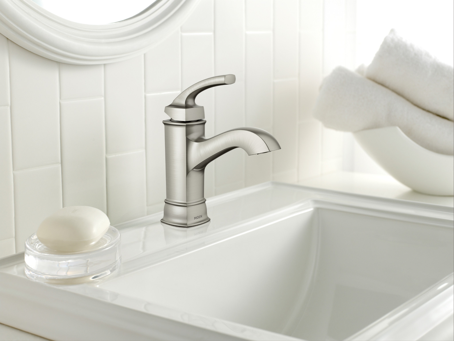 Spot Resist Brushed Nickel Microban