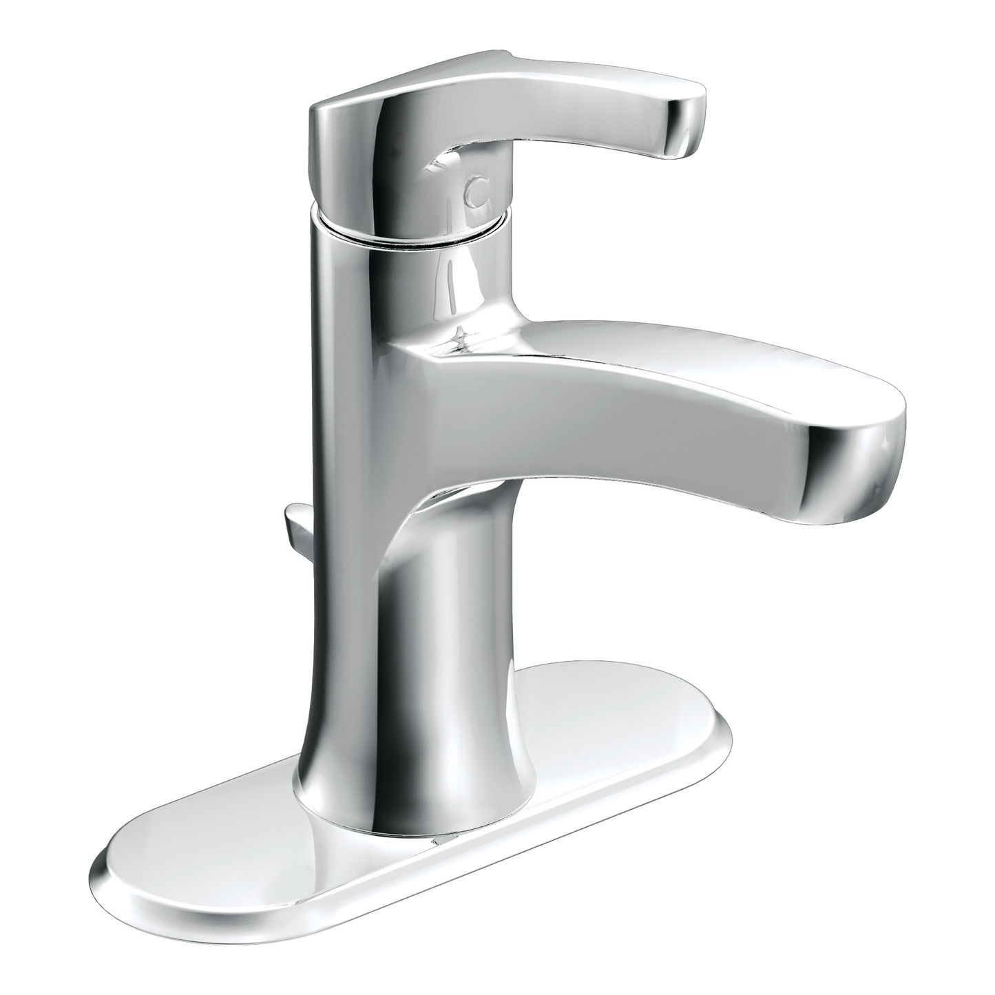 Danika Chrome one-handle high arc bathroom faucet