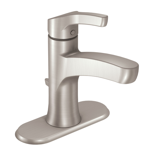 Danika Spot Resist Brushed Nickel One-Handle High Arc Bathroom Faucet