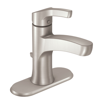 Danika Chrome one-handle high arc bathroom faucet