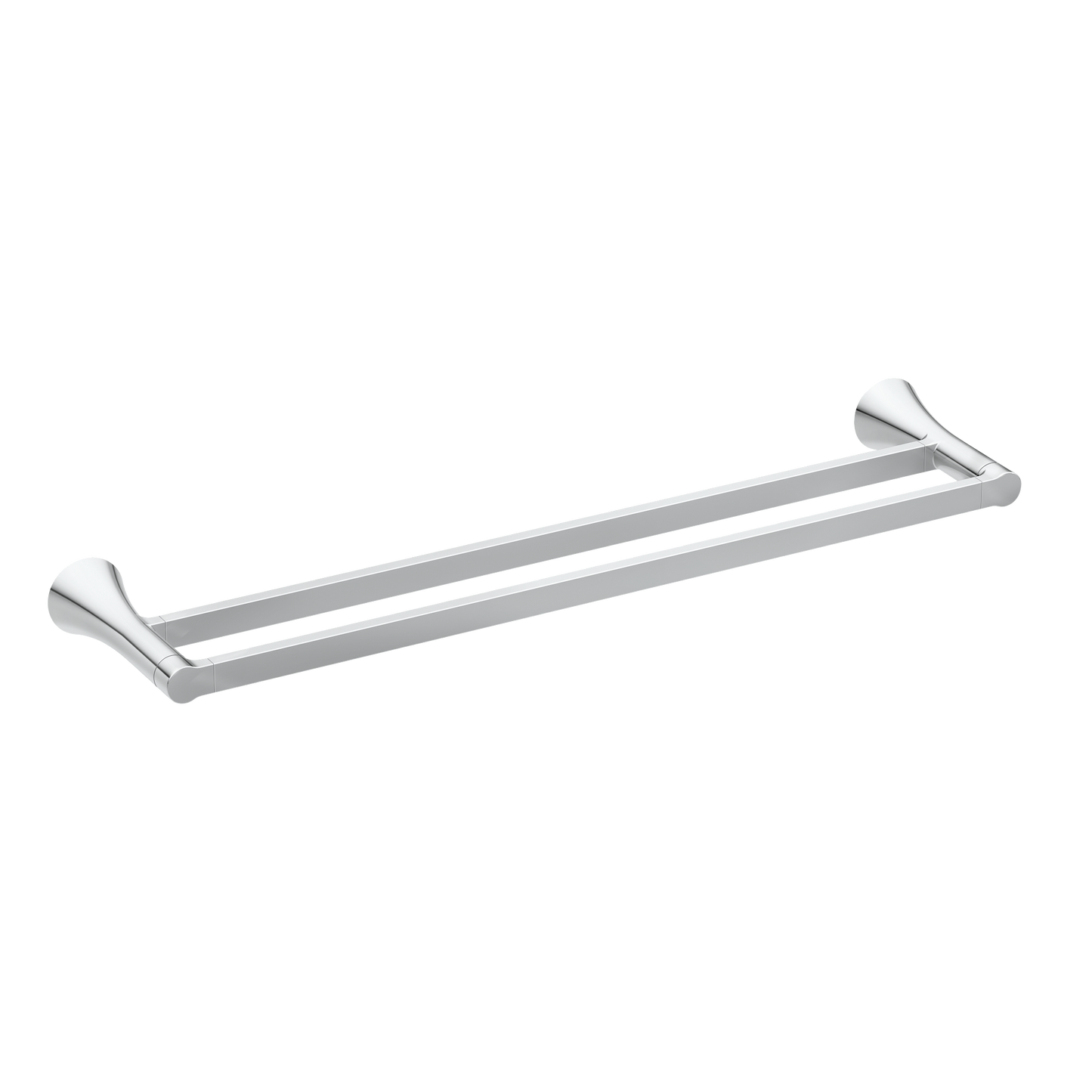 Mikah Chrome double towel bar