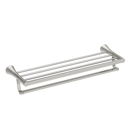 Mikah Chrome towel shelf