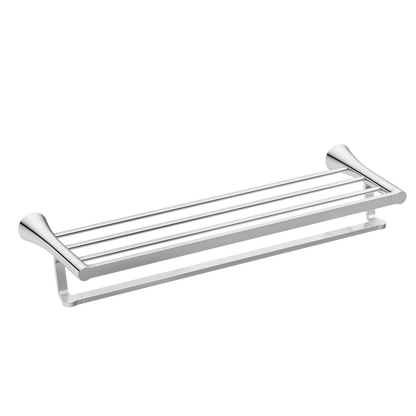 Mikah Chrome towel shelf