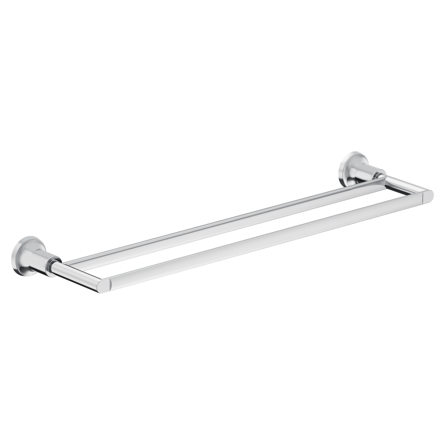 Zyla Chrome 24" double towel bar