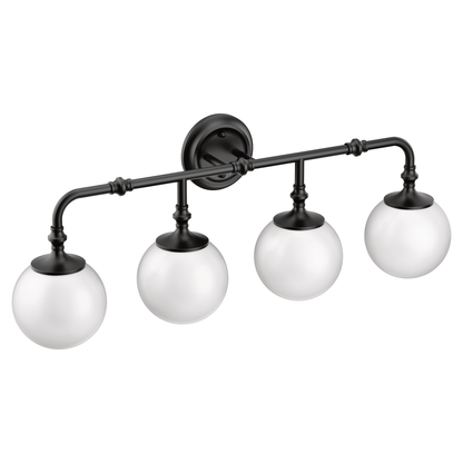 Colinet Chrome four globe bath light