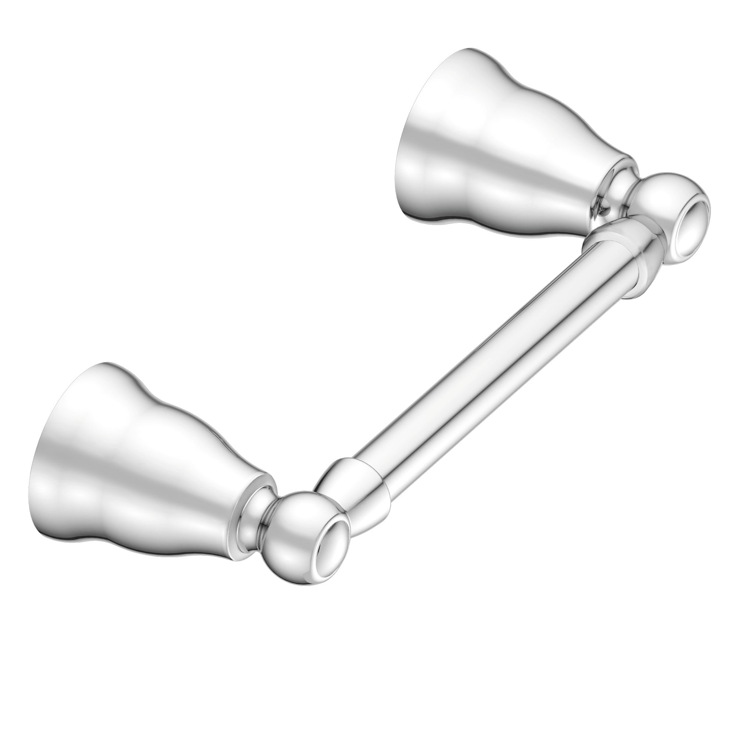 Traditional Chrome Pivoting Toilet Paper Holder