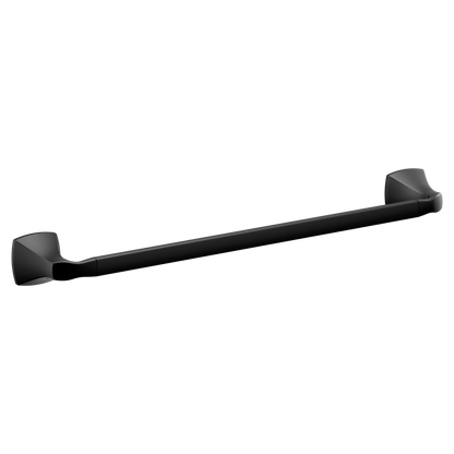 Voss Matte black 18" towel bar