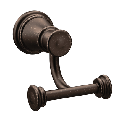 Belfield Matte black double robe hook